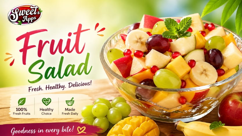 🍓 Fruit Salad (with Tapioca Fructose Syrup)